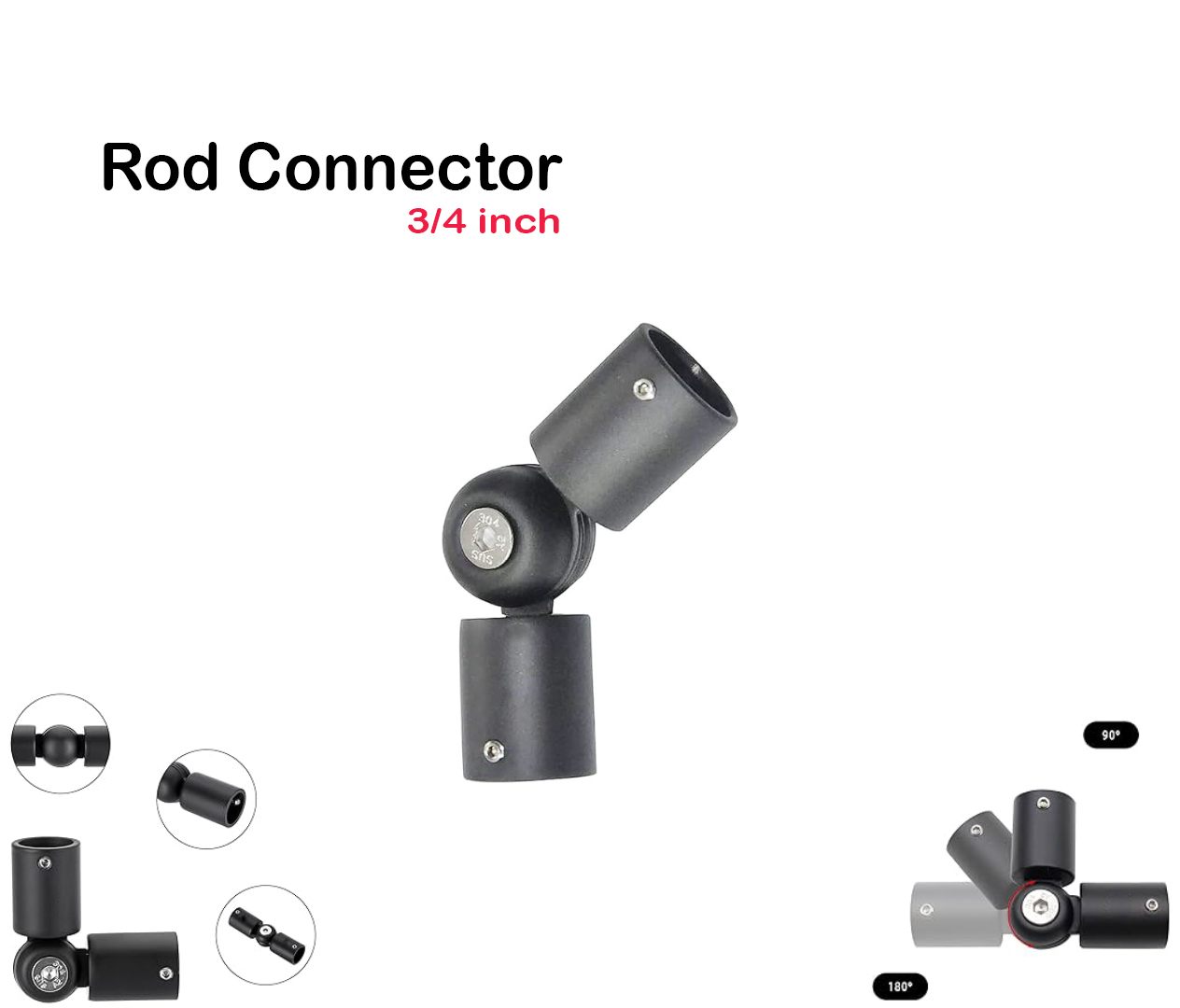 Rod Connector For 3/4 Inch